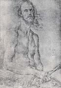 Albrecht Durer Christ,Man of Sorrow,with Durer-s Features oil painting